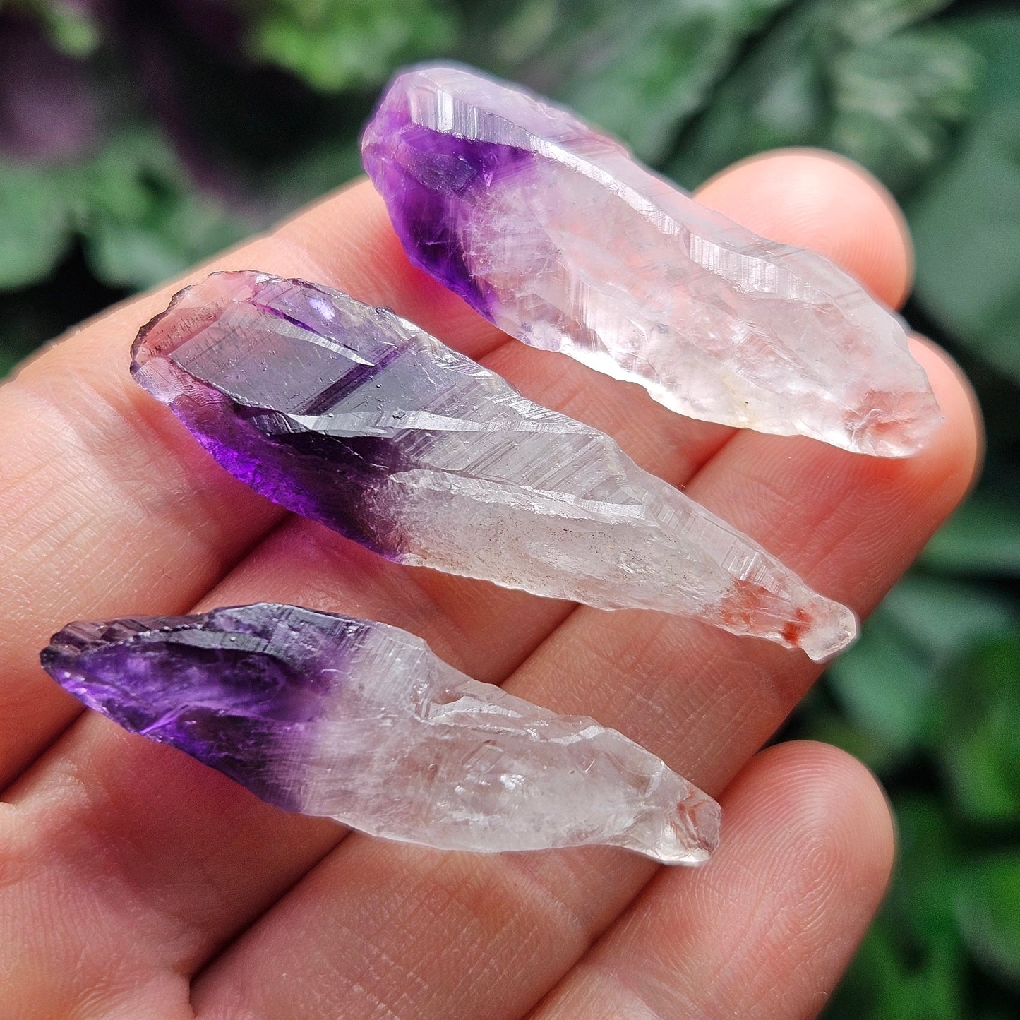 Phantom Amethyst & Red Cacoxenite