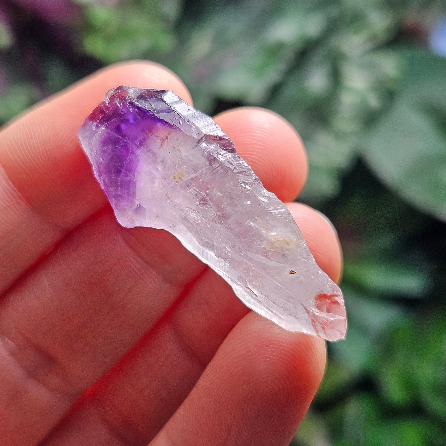 Phantom Amethyst & Red Cacoxenite