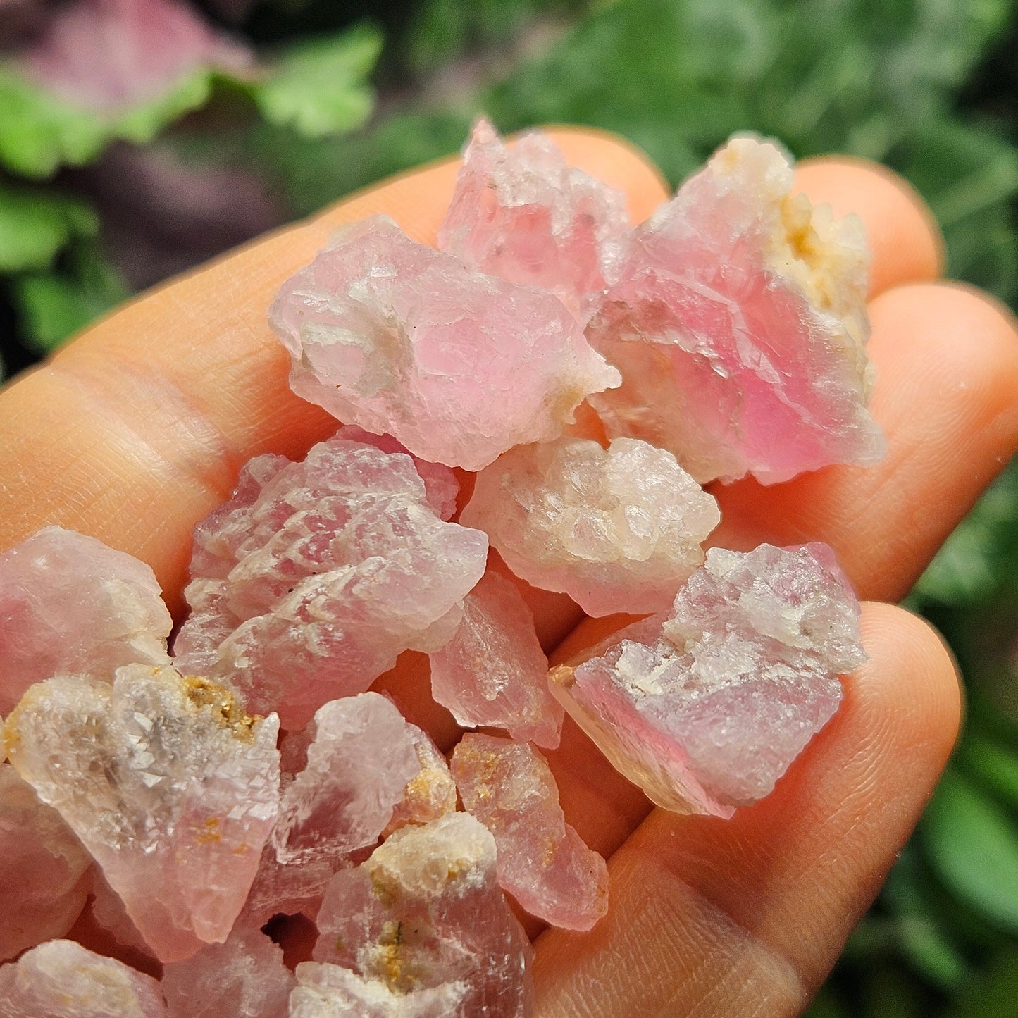 Crystallized Rose Quartz Crystal