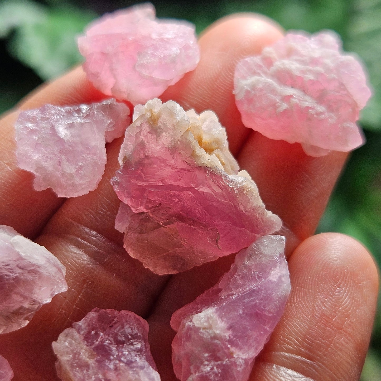 Crystallized Rose Quartz Crystal