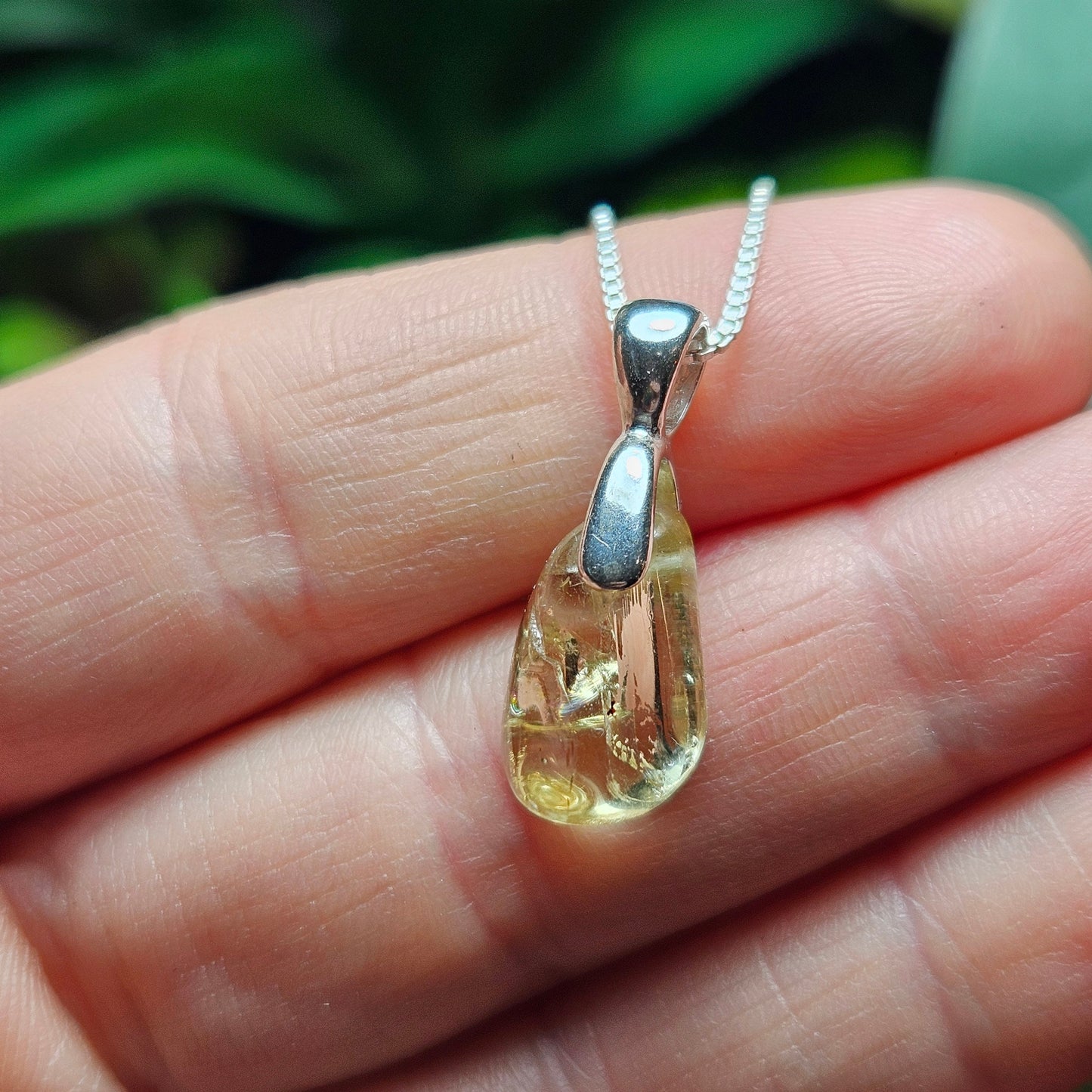 Golden Apatite Pendant