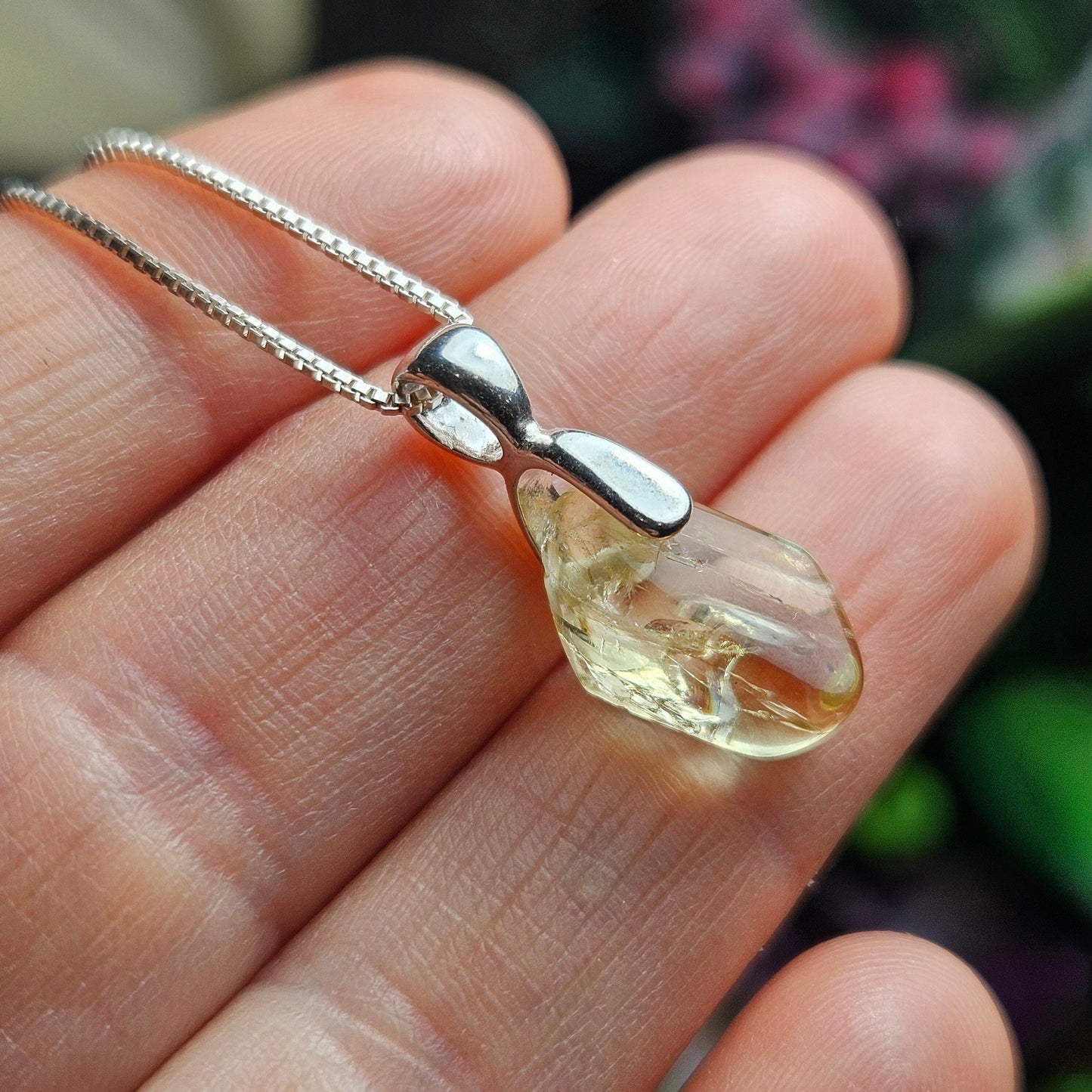 Golden Apatite Pendant