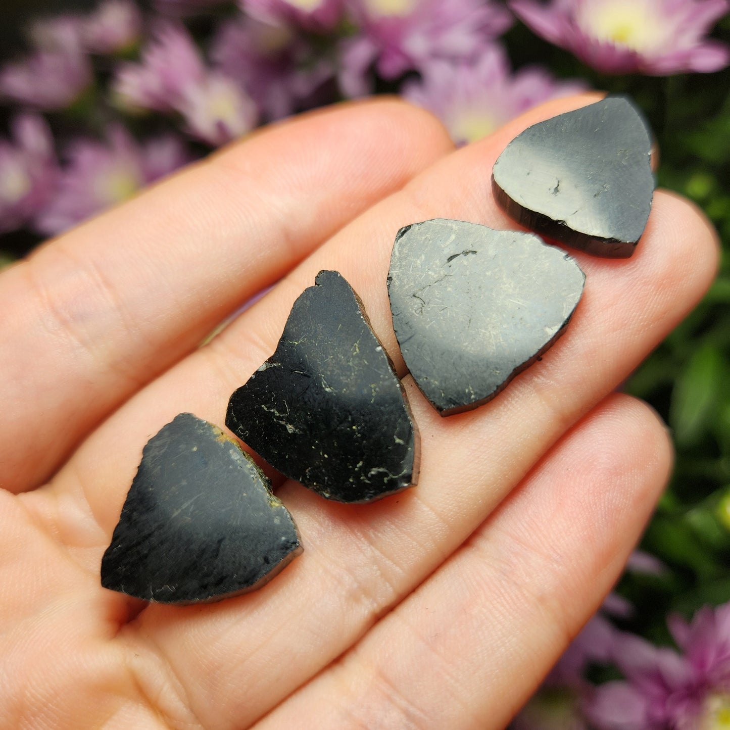 Black Tourmaline Slice