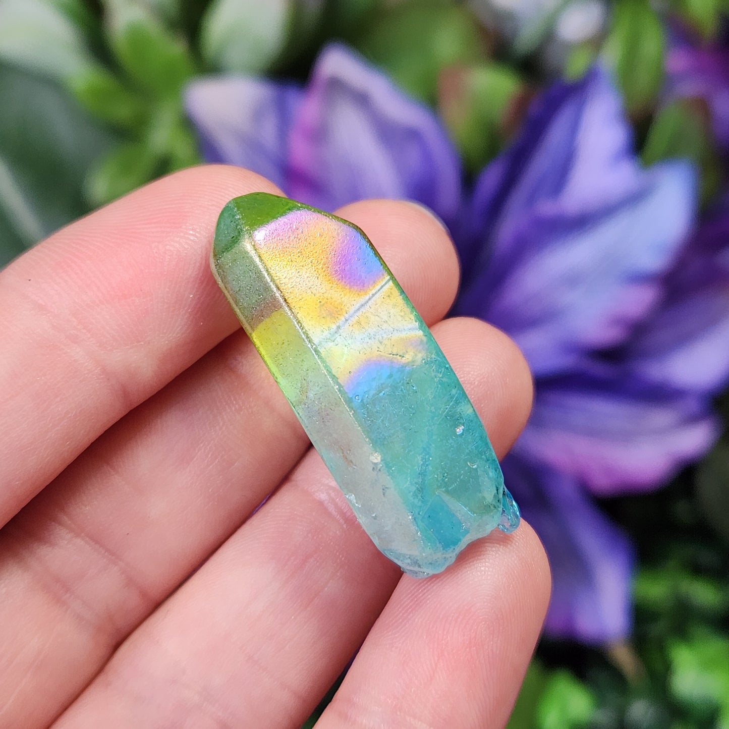 Aura Quartz Crystal