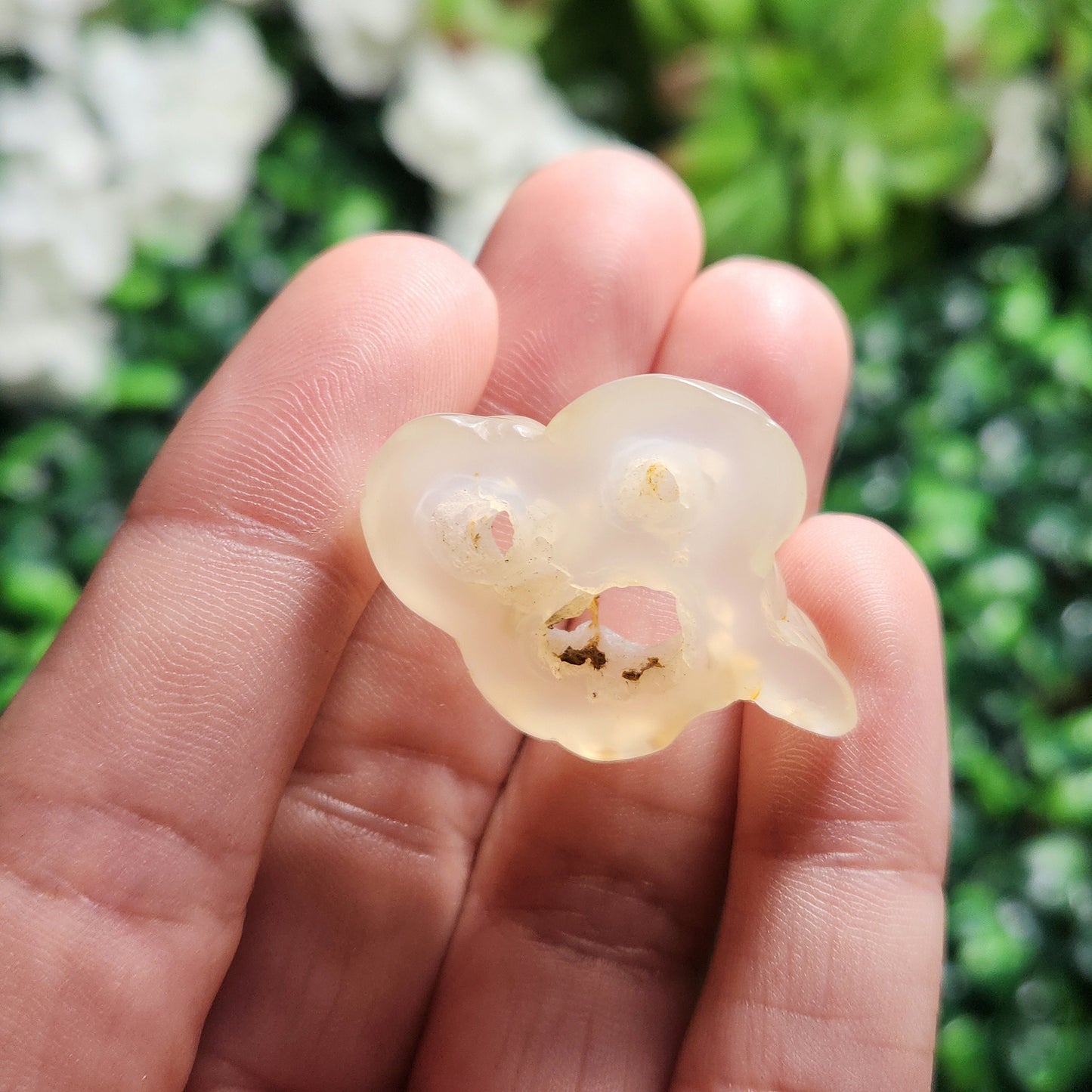 Bamboo Agate with HOLE