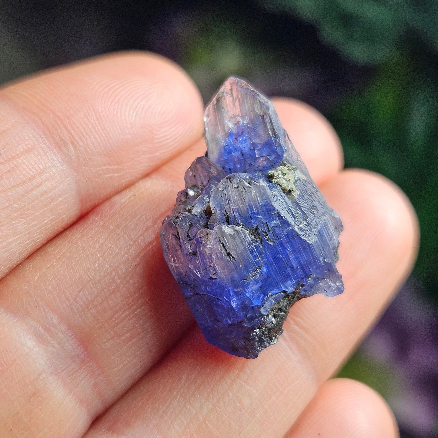 Blue Tanzanite Crystal