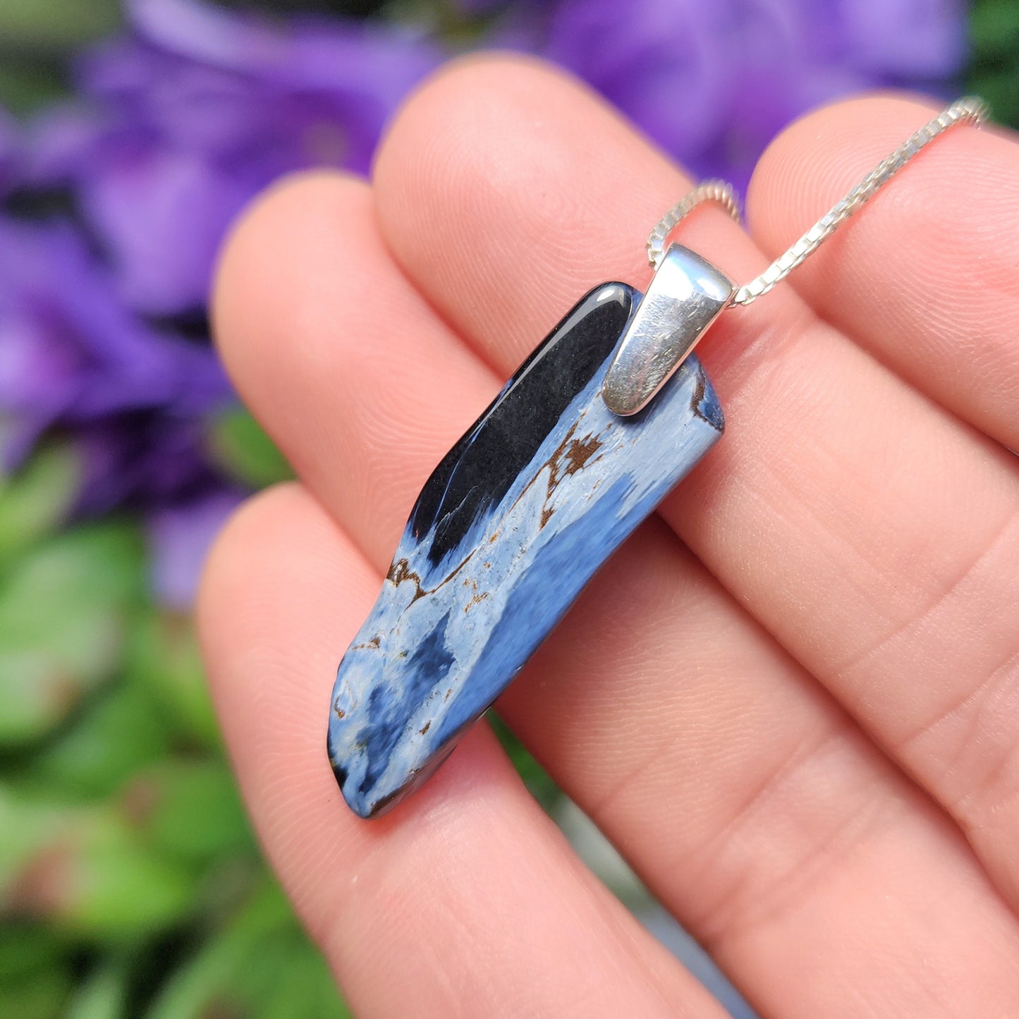 Blue Pietersite Pendant