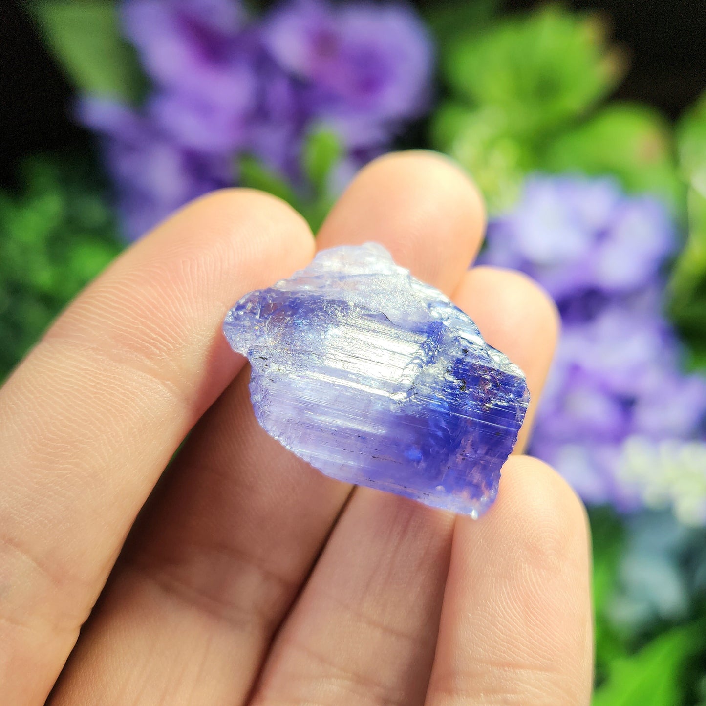 Bi Color Tanzanite Crystal 7.6g, Tanzanite Gemstone