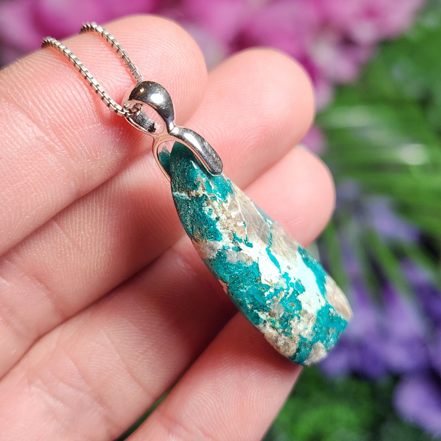 Dioptase Pendant