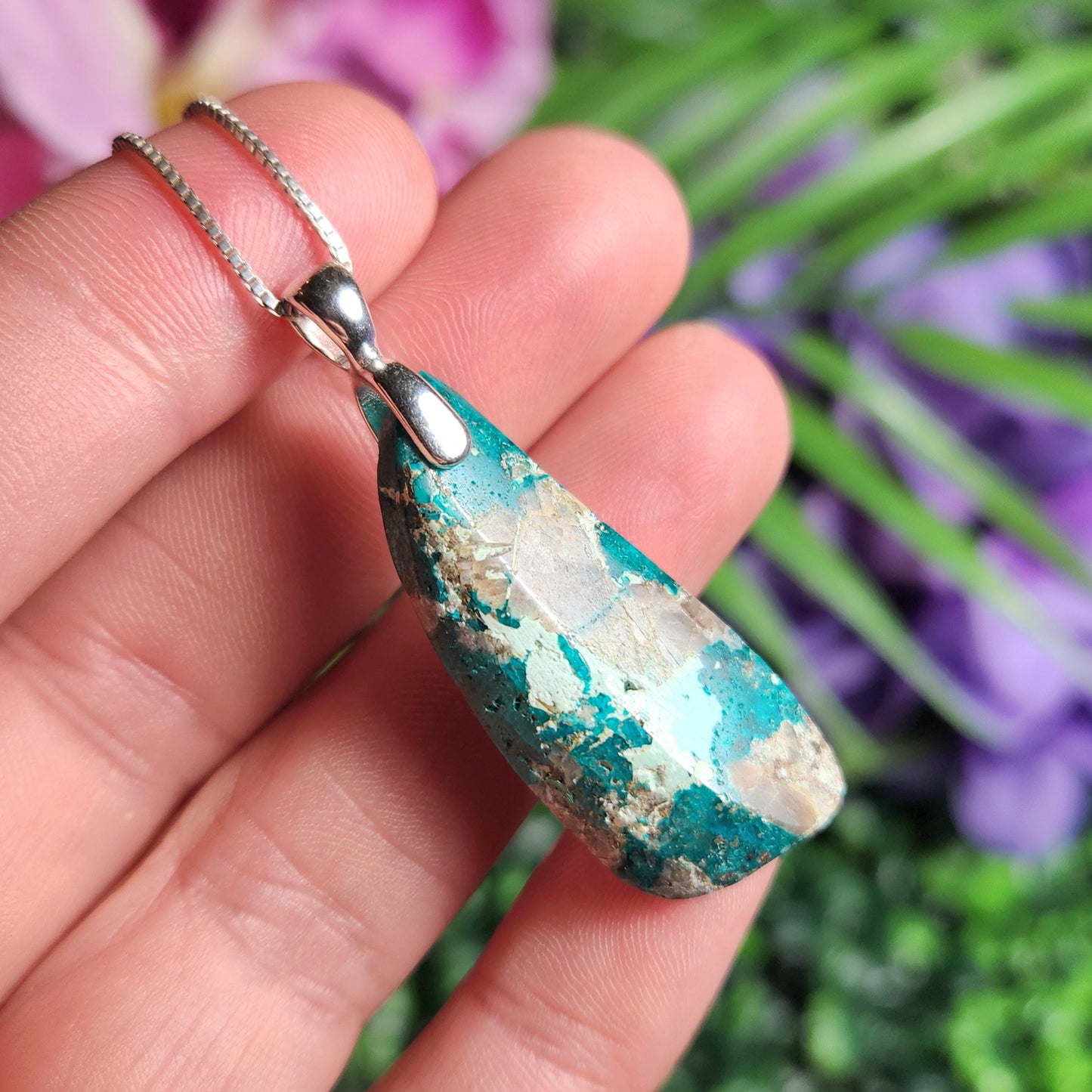 Dioptase Pendant