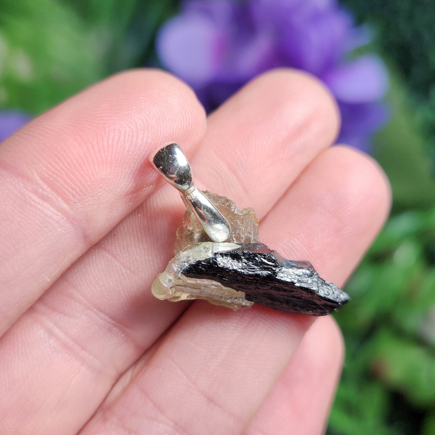 Hyalite Opal Pendant