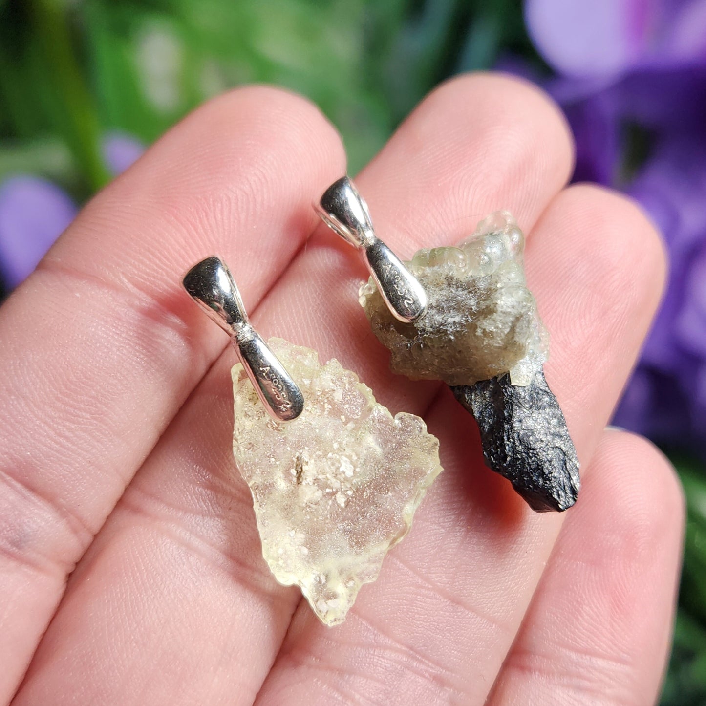 Hyalite Opal Pendant
