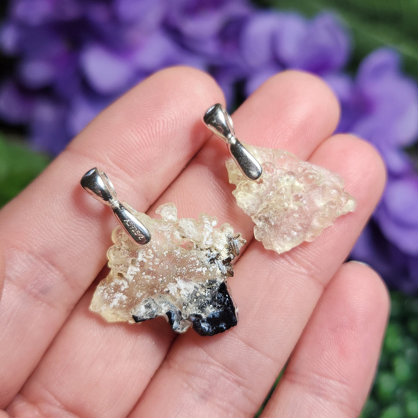 Hyalite Opal Pendant