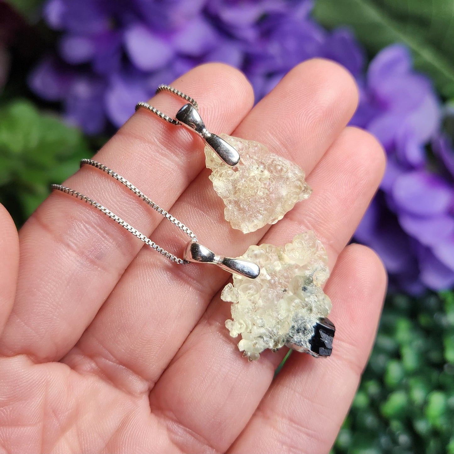 Hyalite Opal Pendant