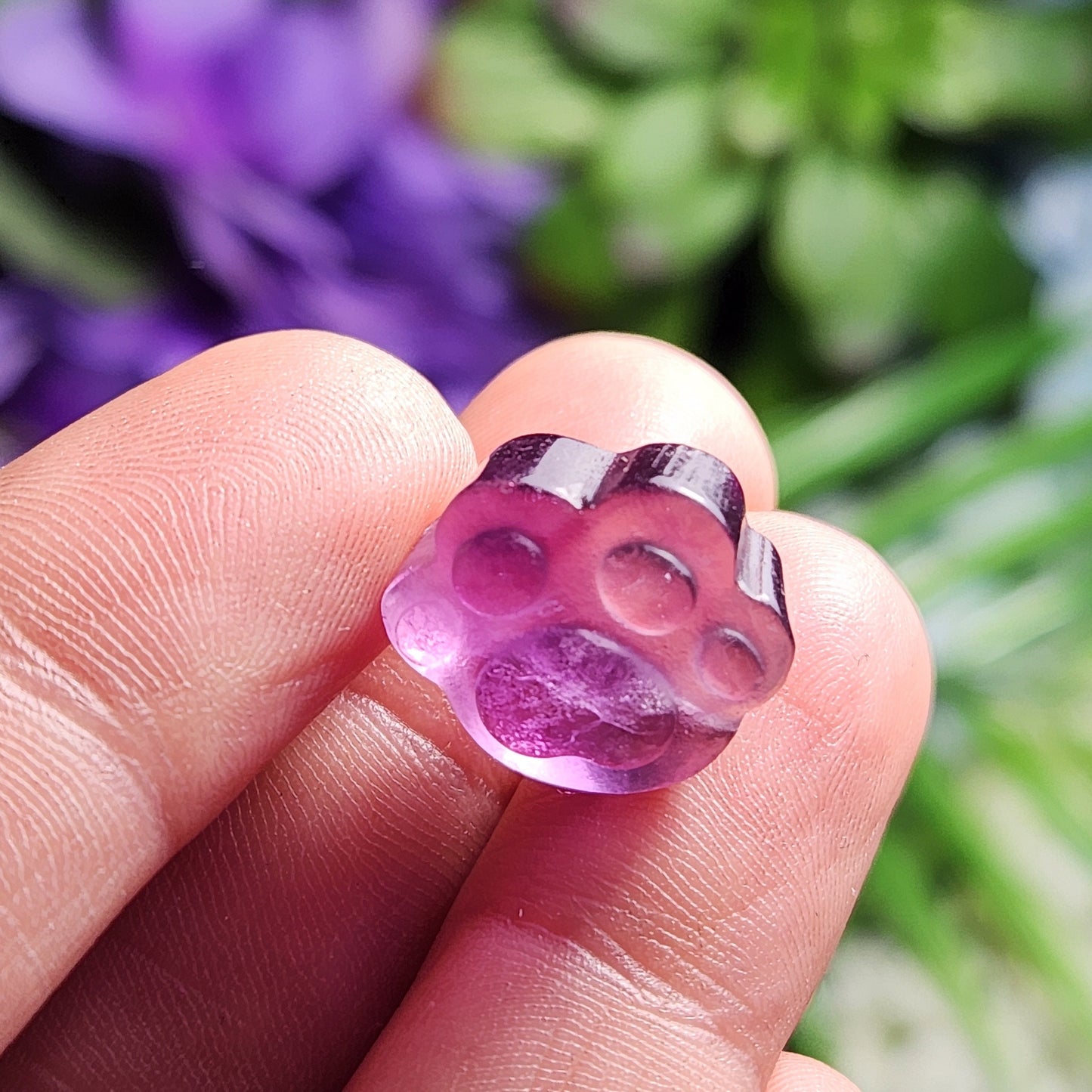 Rainbow Fluorite Paw