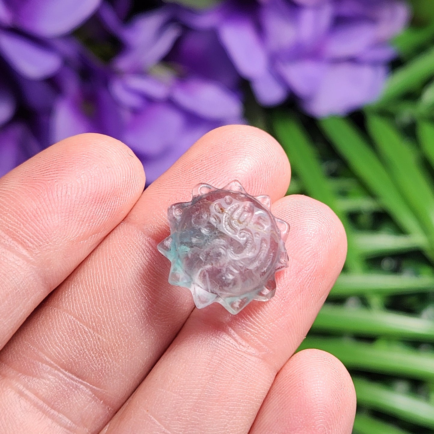 Rainbow Fluorite Sun