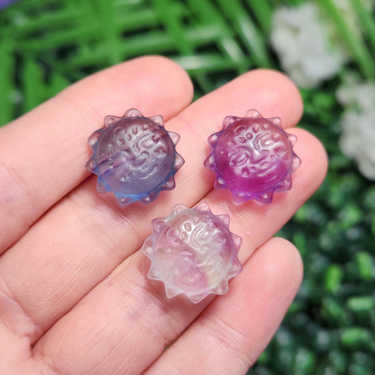 Rainbow Fluorite Sun