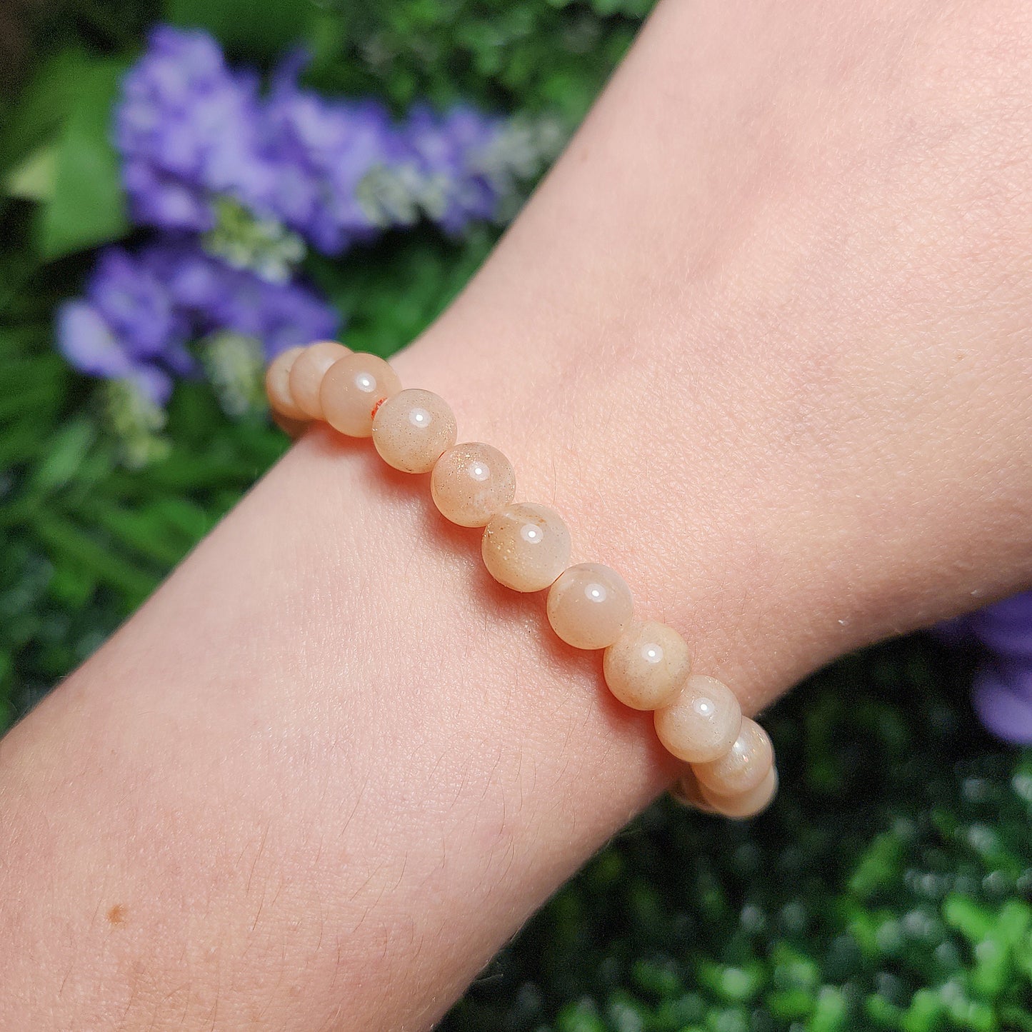 Peach Moonstone Bracelet