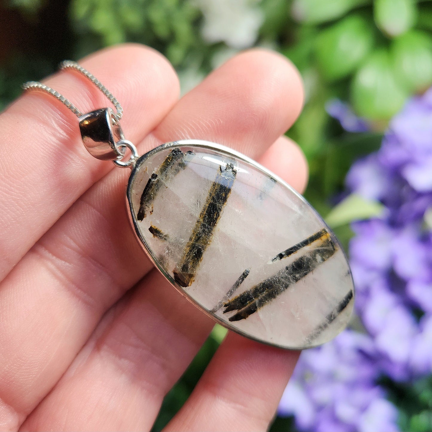Tourmaline Quartz Pendant