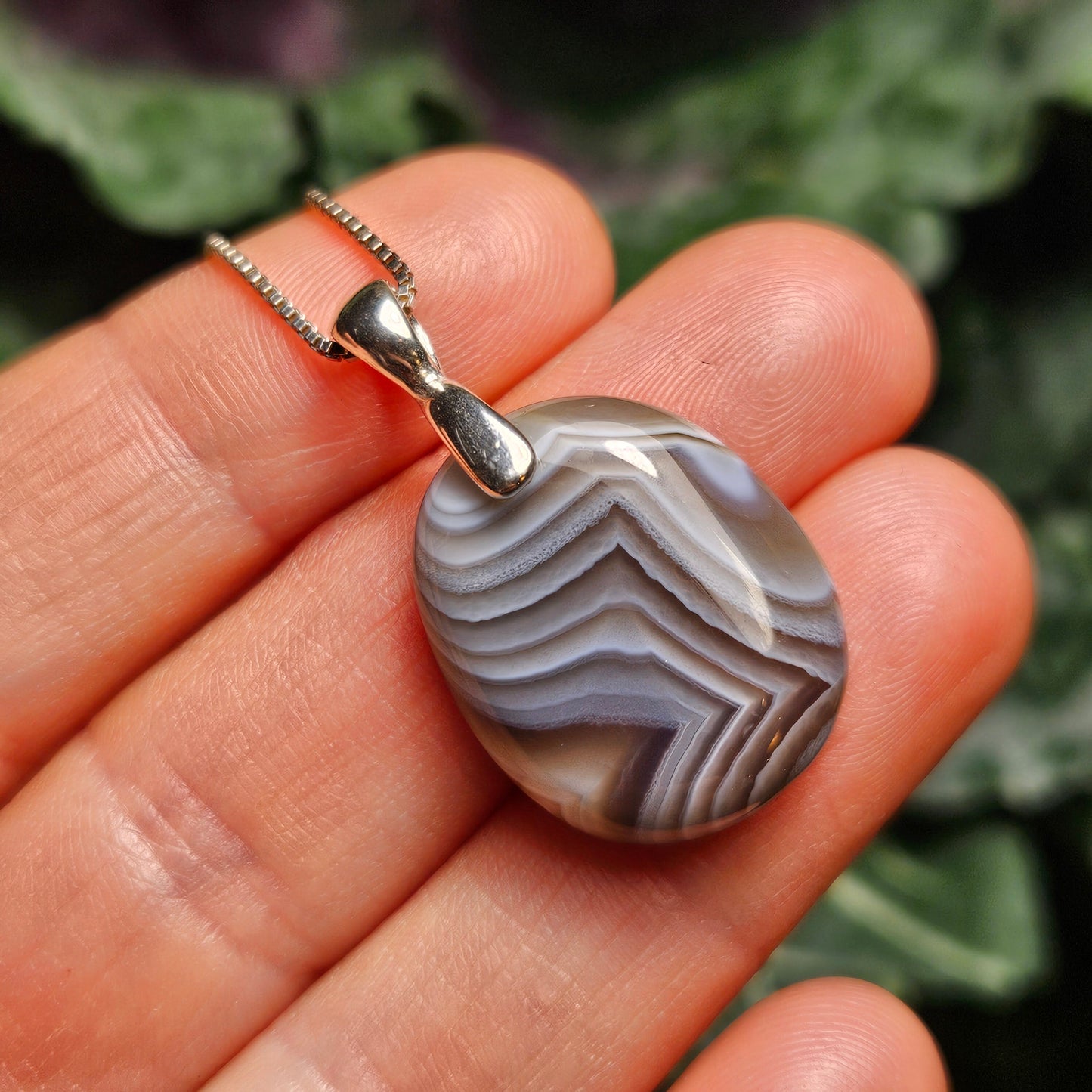 Botswana Agate Pendant