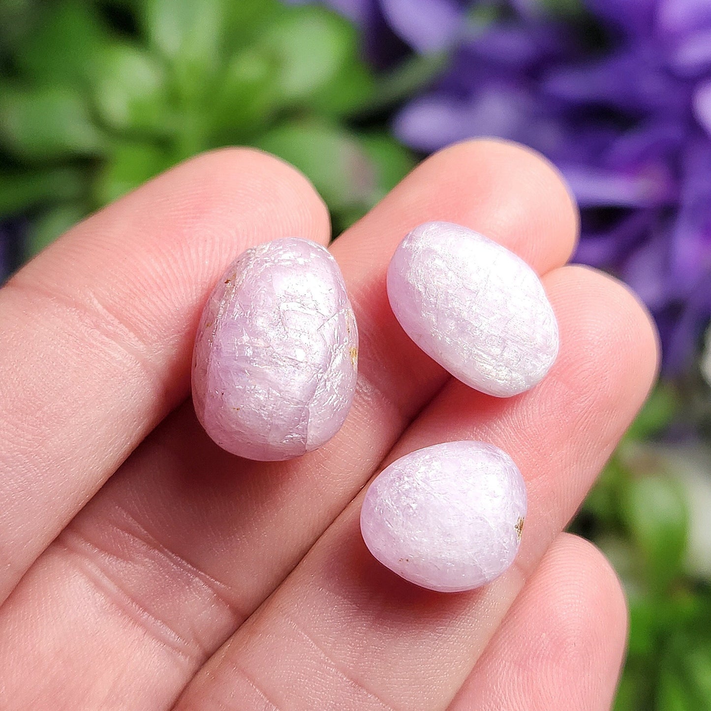 Pink Kunzite "Cats Eye" Crystal