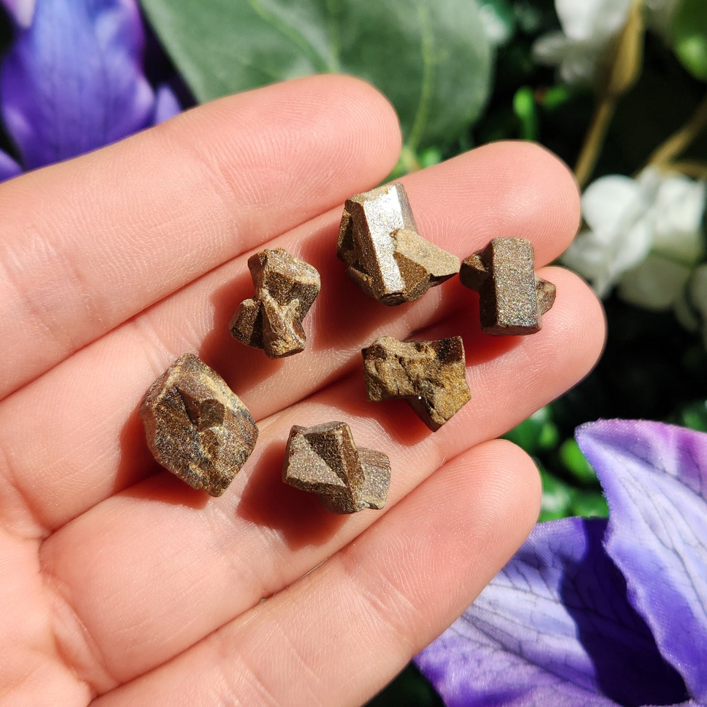 Staurolite Fairy Cross Crystal