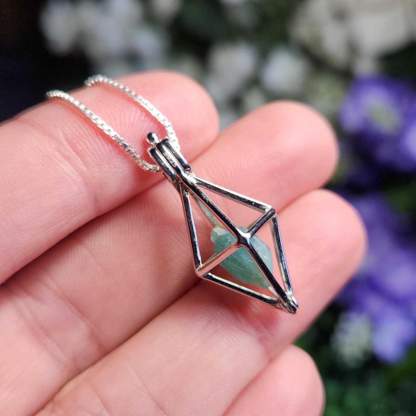 Grandidierite Pendant