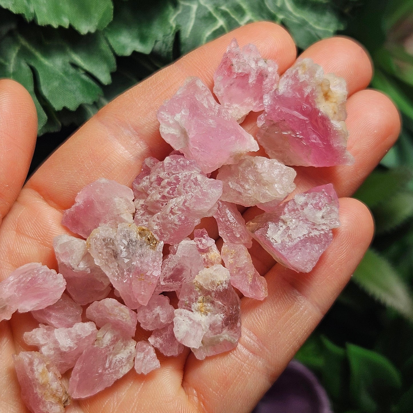 Crystallized Rose Quartz Crystal
