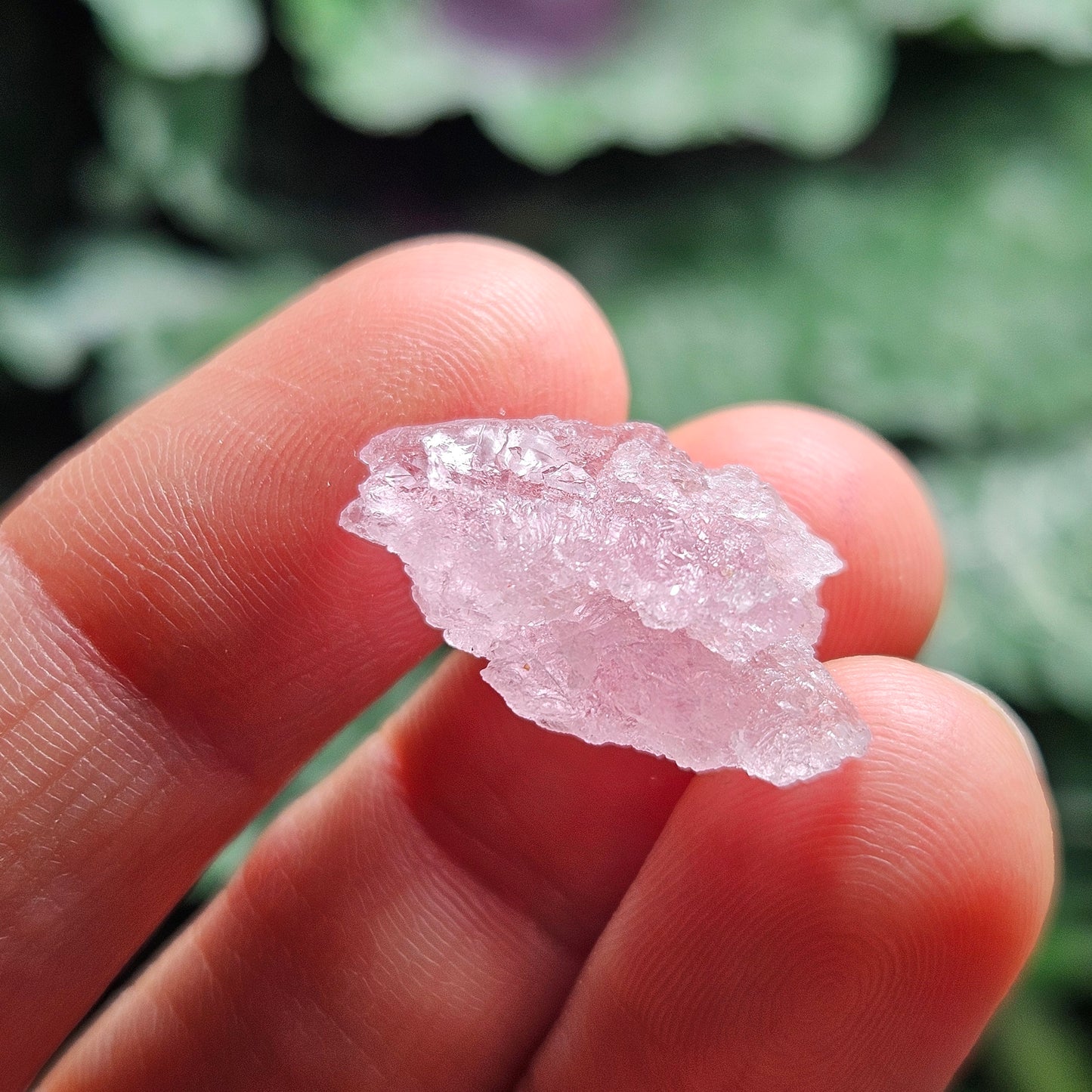 Crystallized Rose Quartz Crystal