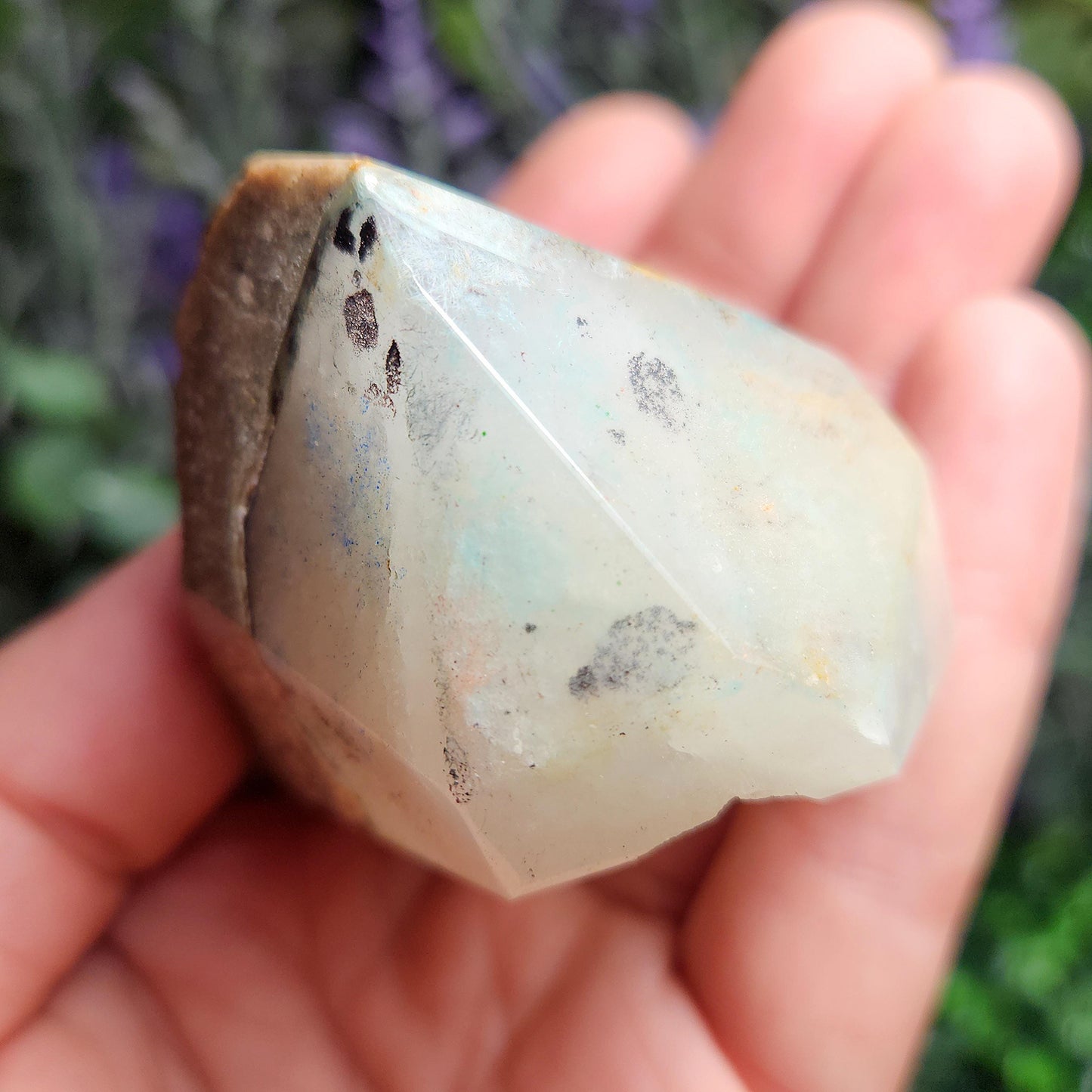 Ajoite Quartz Crystal