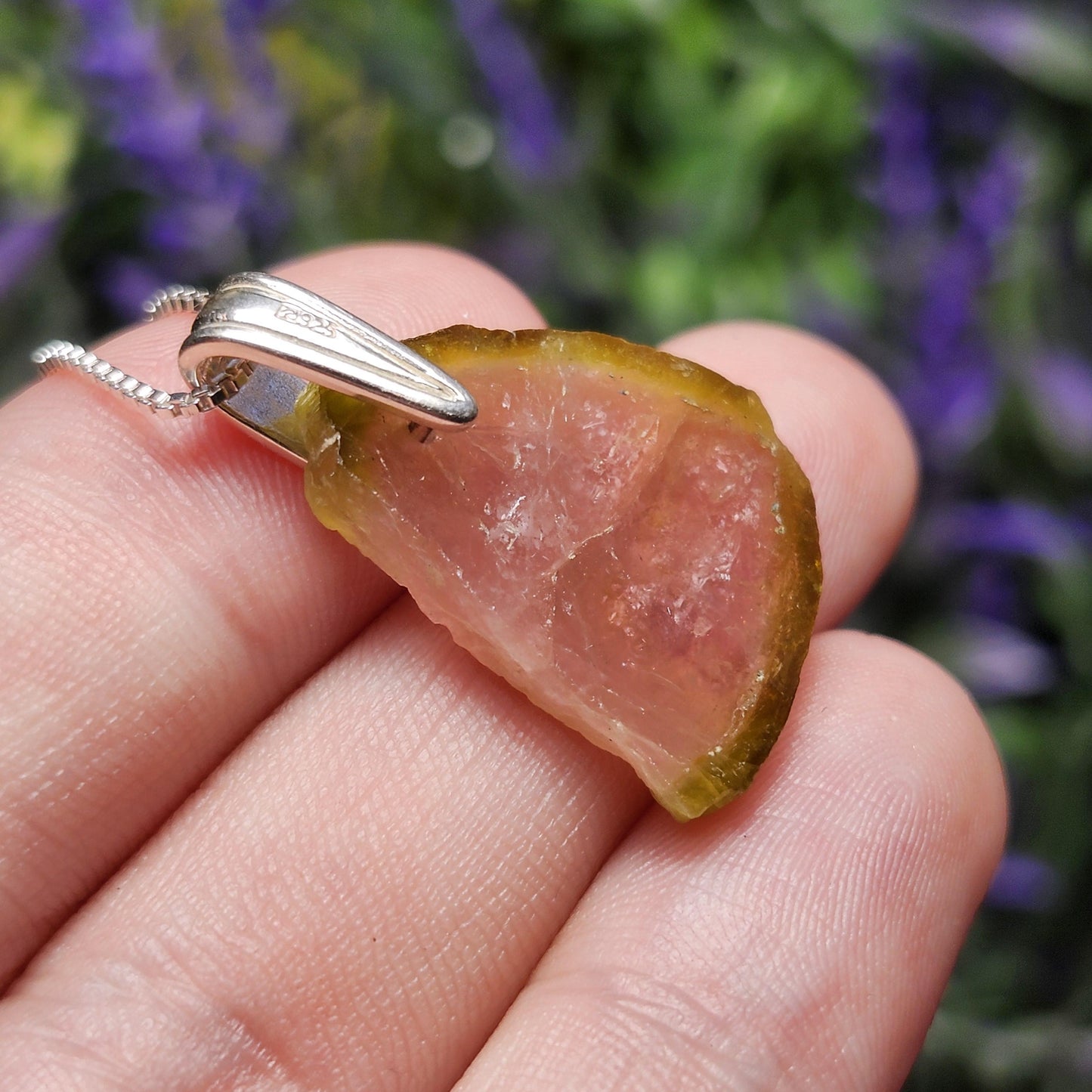 Watermelon Tourmaline Pendant