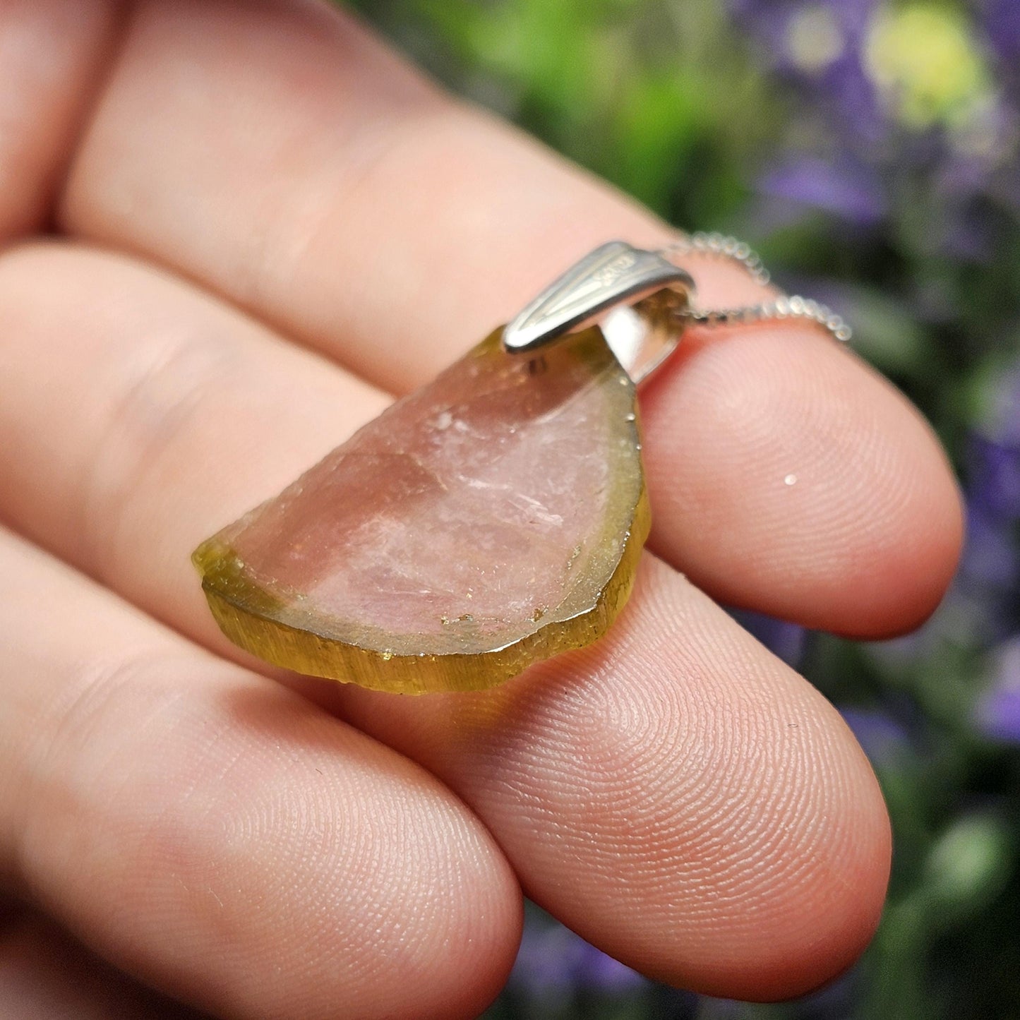 Watermelon Tourmaline Pendant