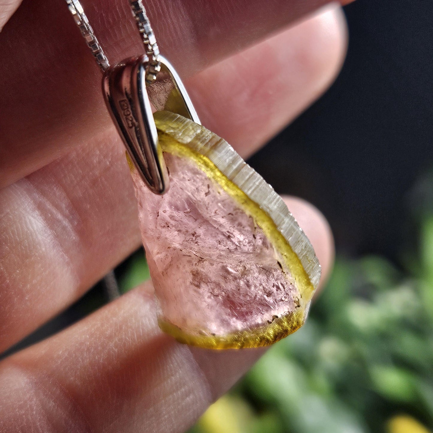 Watermelon Tourmaline Pendant