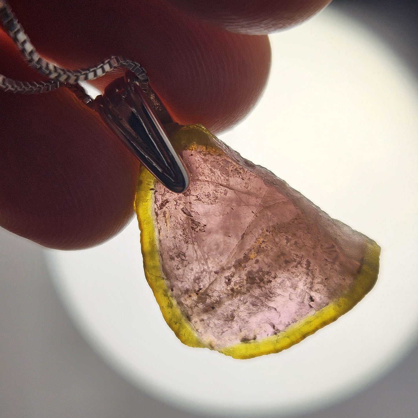 Watermelon Tourmaline Pendant