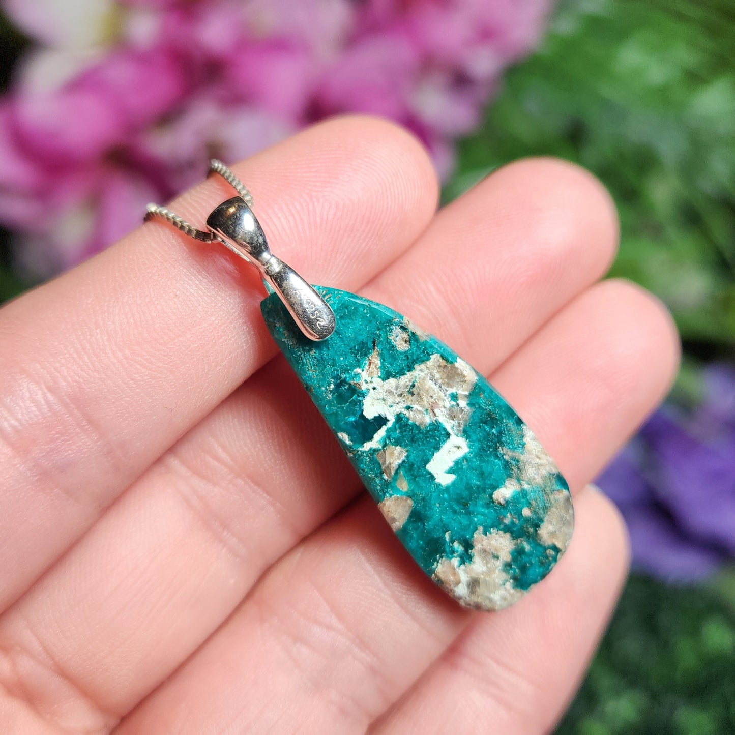 Dioptase Pendant