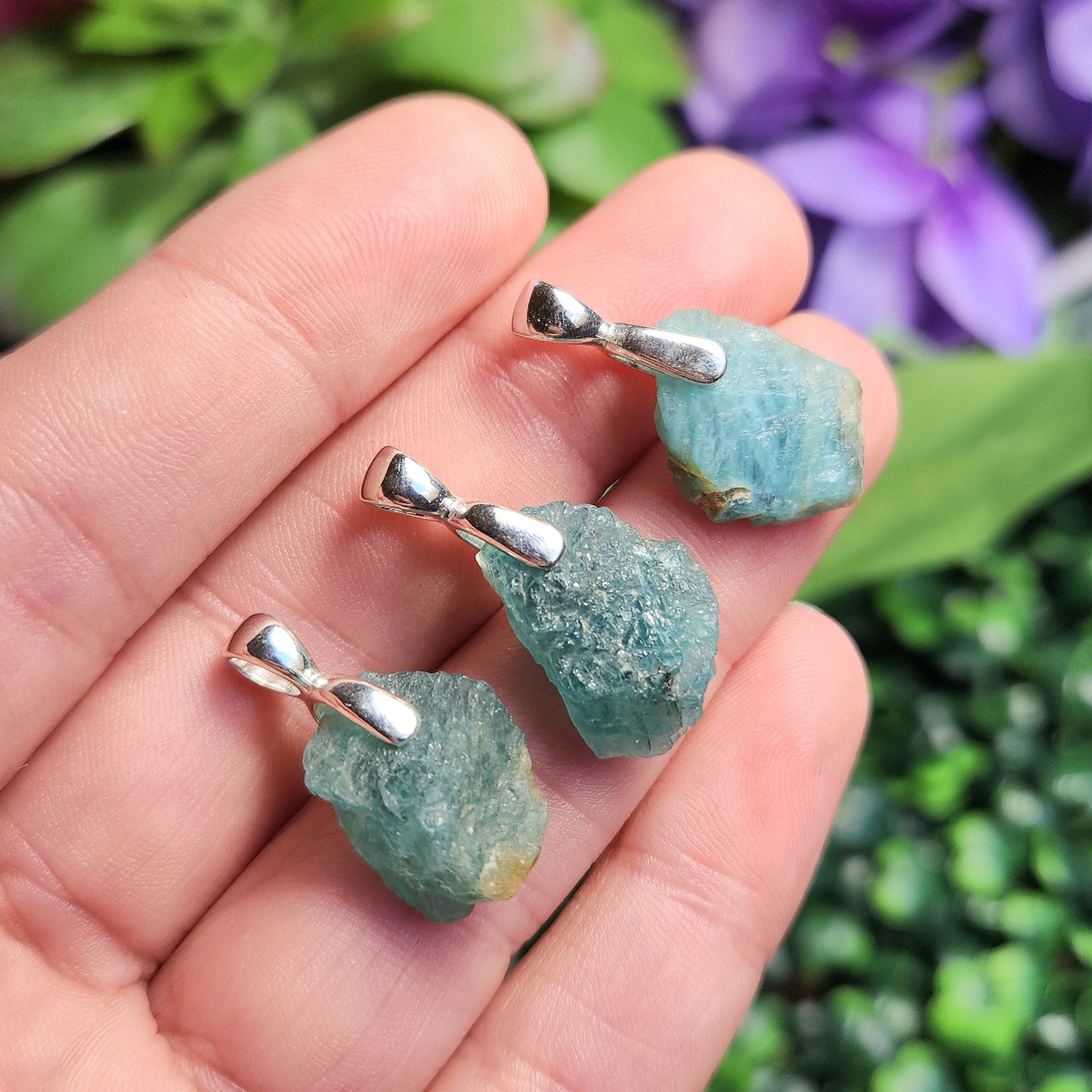 Grandidierite Pendant
