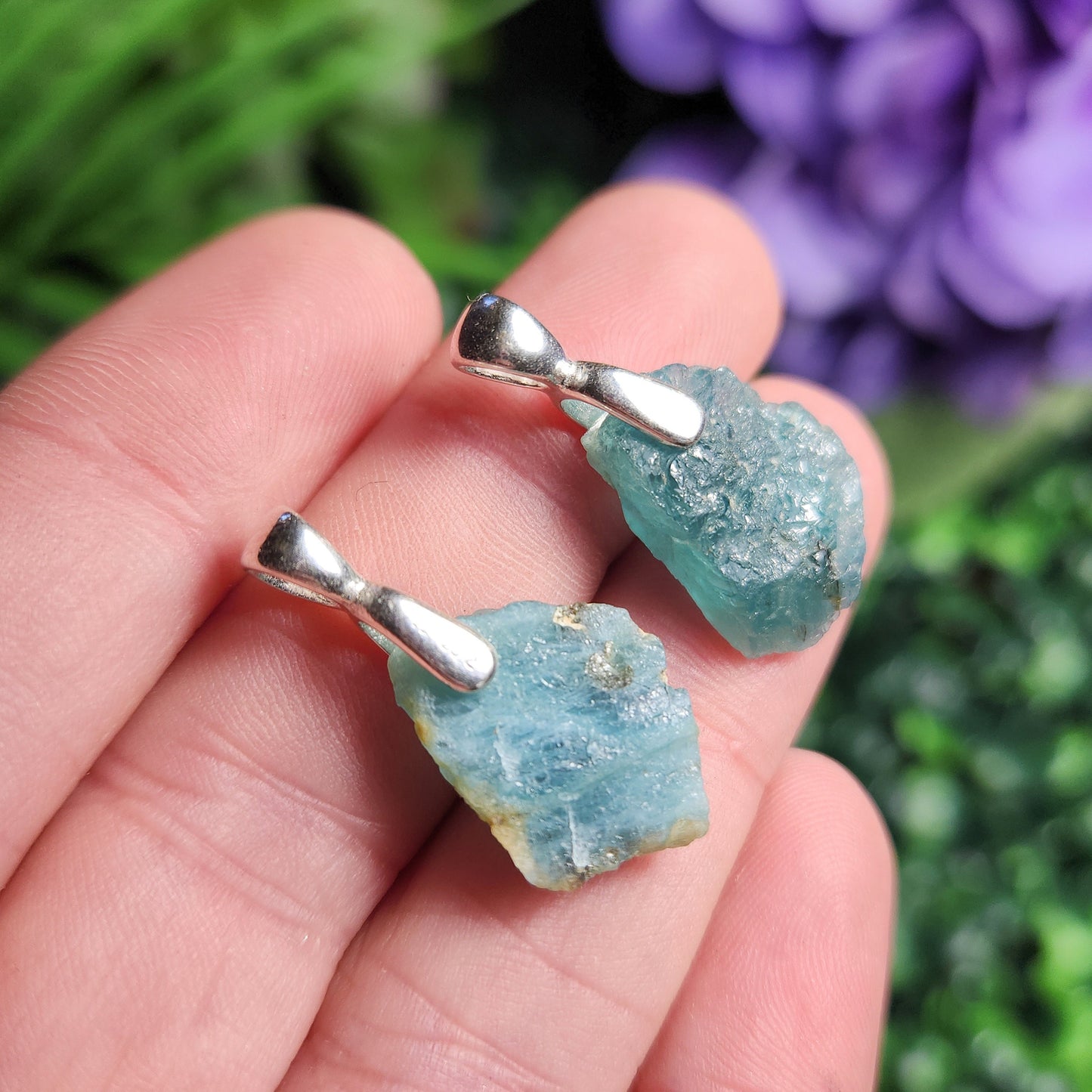 Grandidierite Pendant