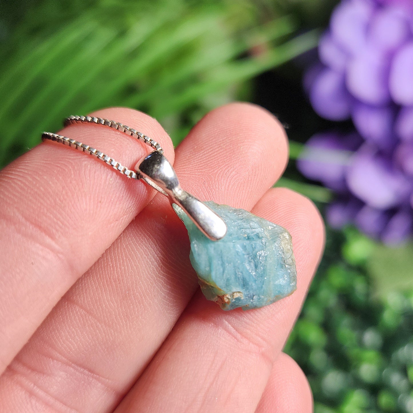 Grandidierite Pendant
