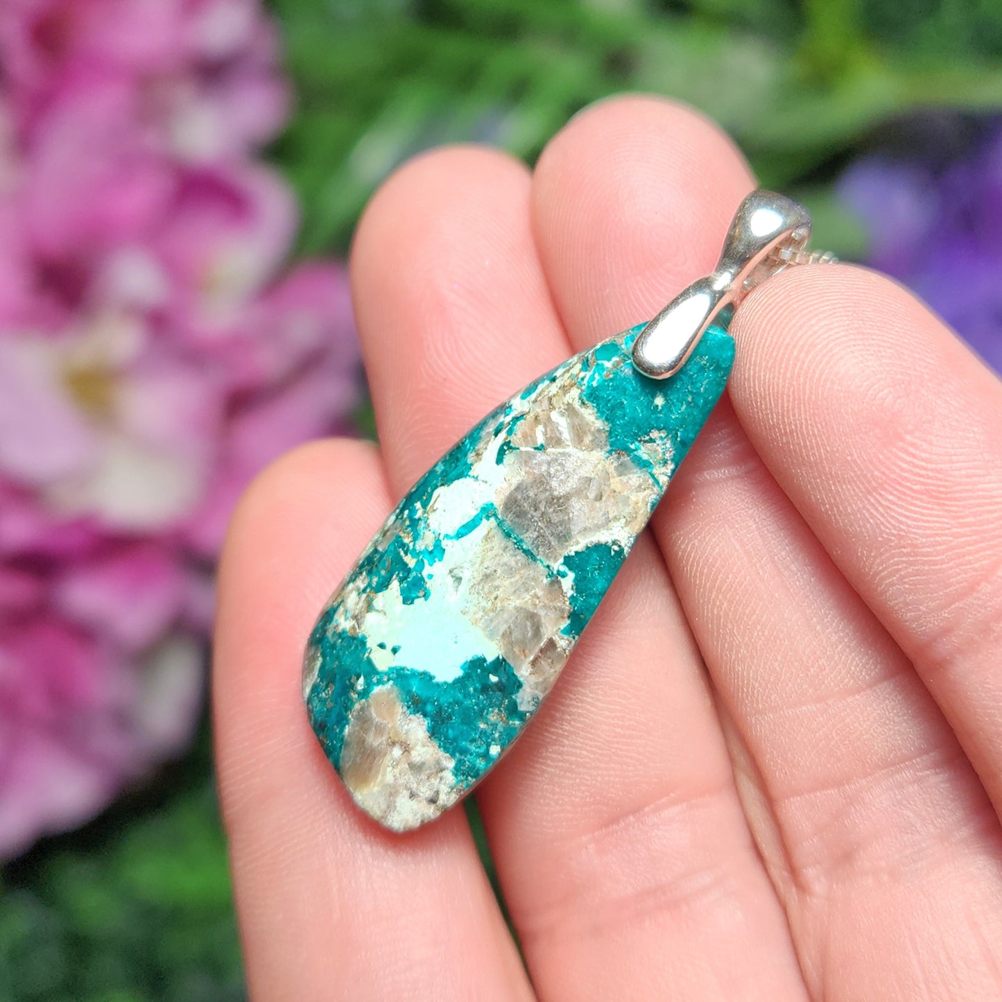 Dioptase Pendant