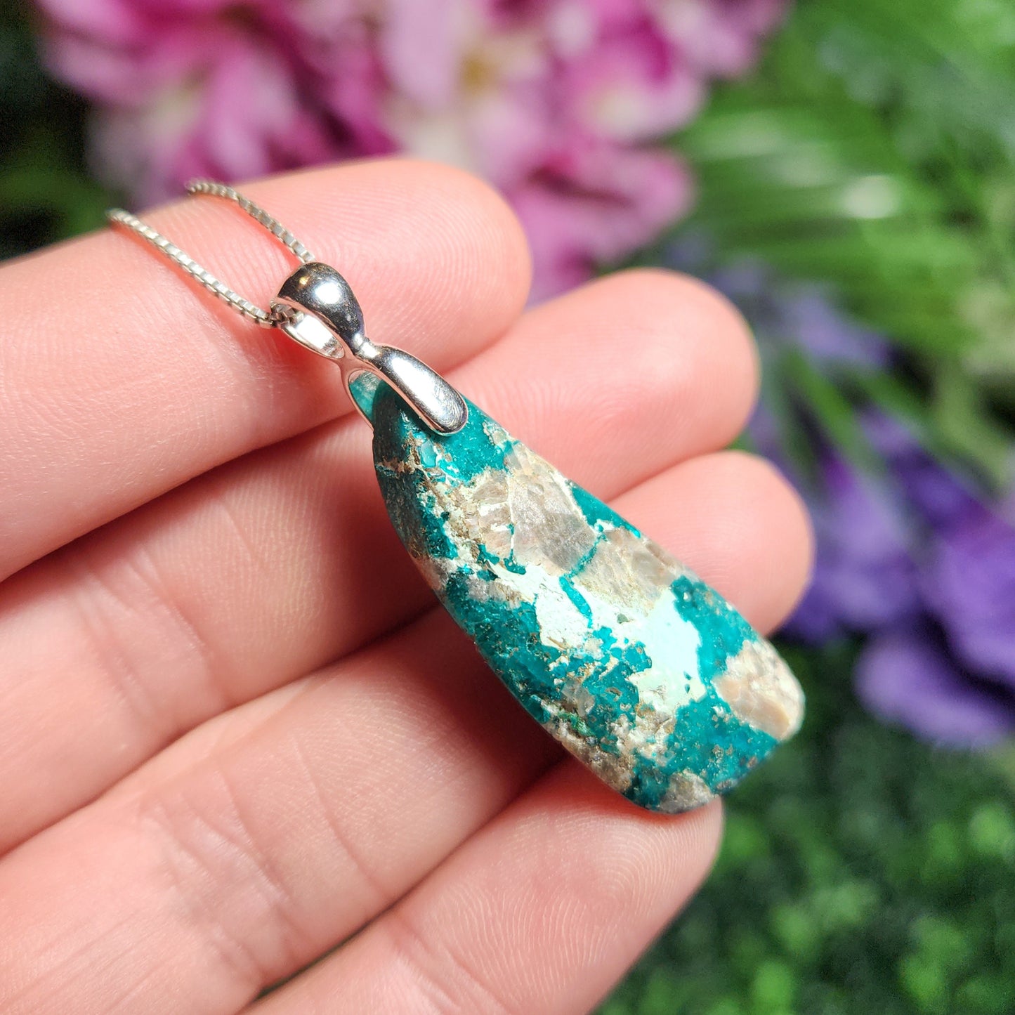 Dioptase Pendant