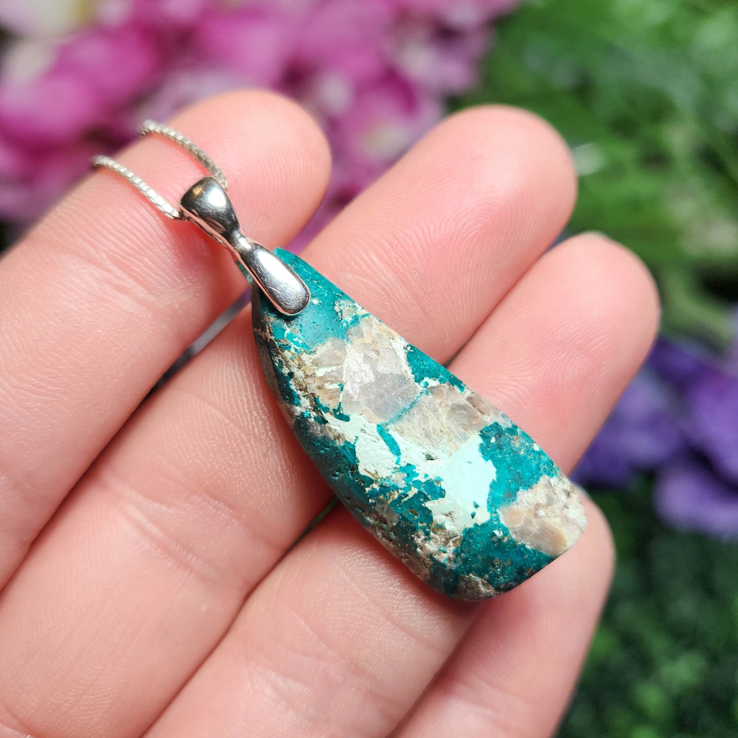 Dioptase Pendant