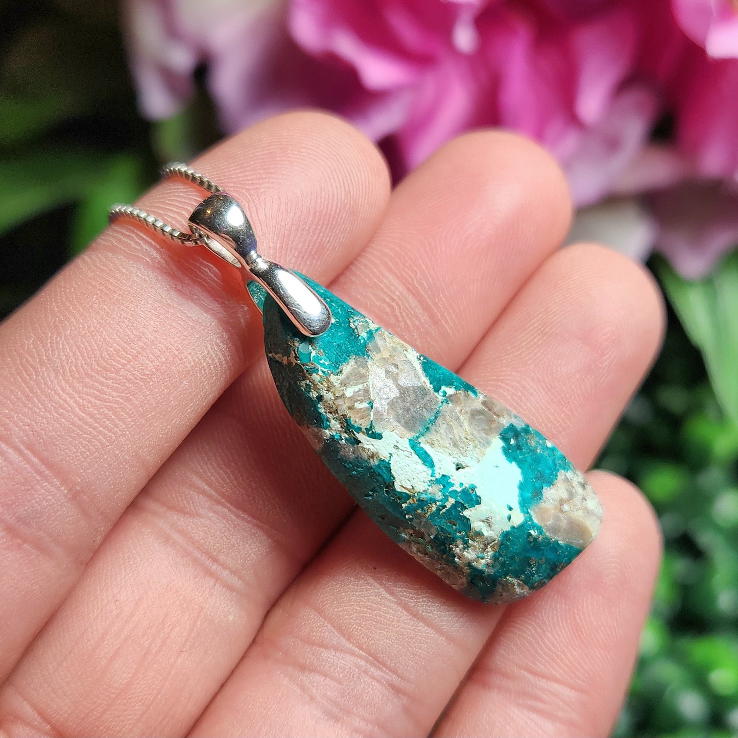 Dioptase Pendant