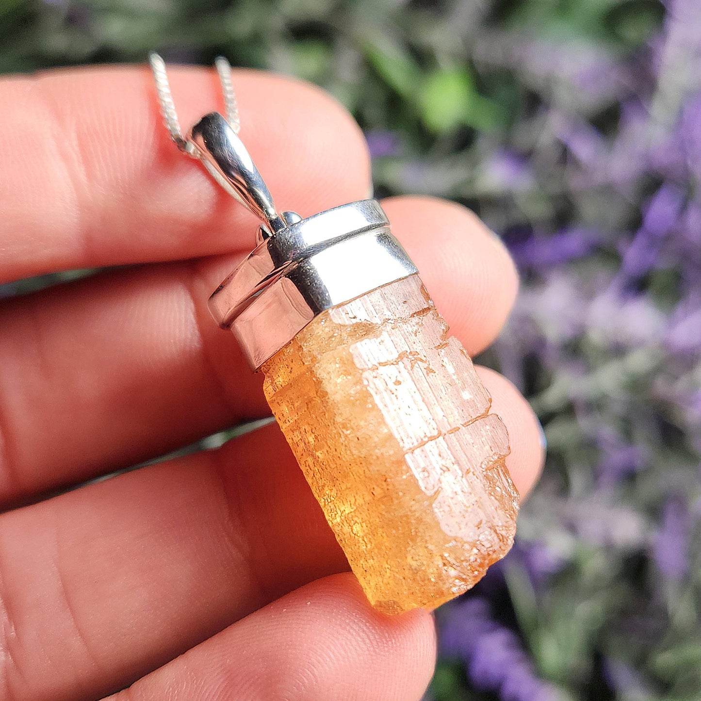 Golden Topaz Pendant