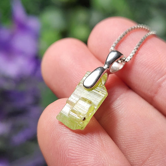 Terminated Peridot Pendant