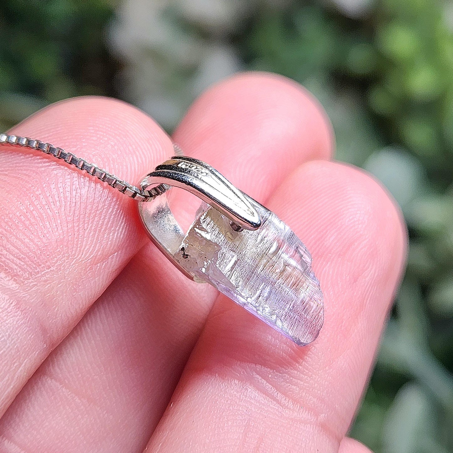 Unheated Tanzanite Pendant