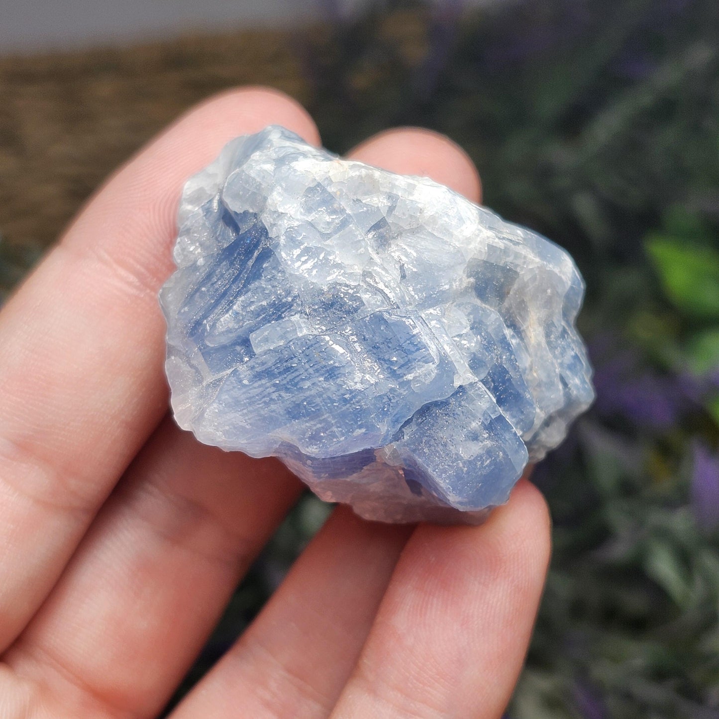 Blue Calcite Crystal