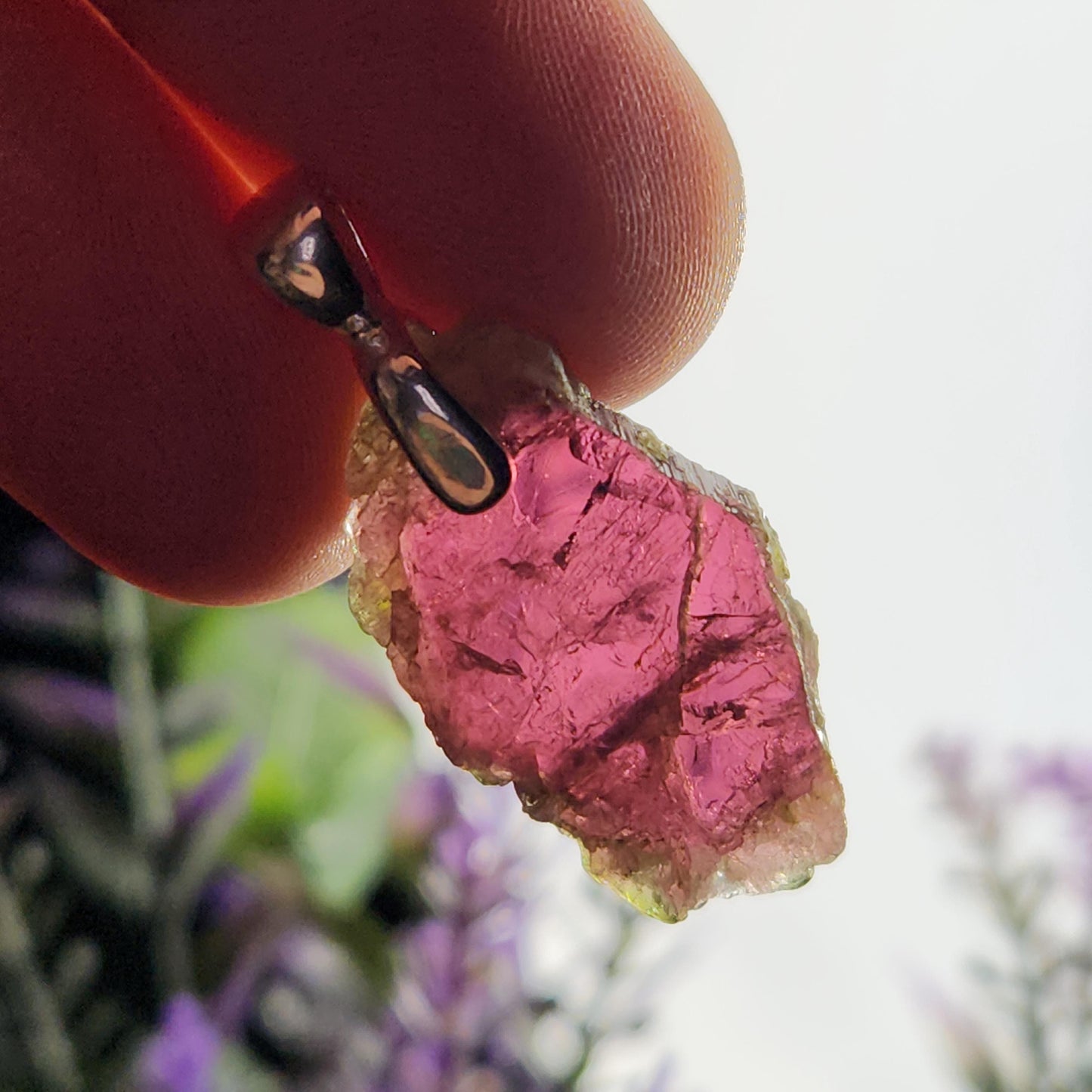 Watermelon Tourmaline Pendant