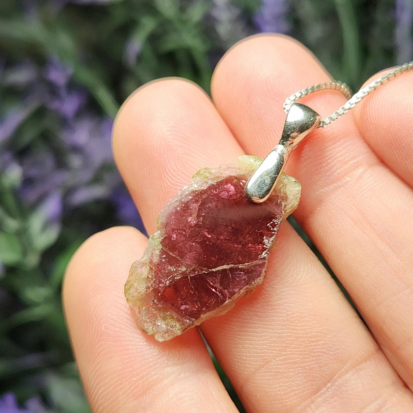 Watermelon Tourmaline Pendant