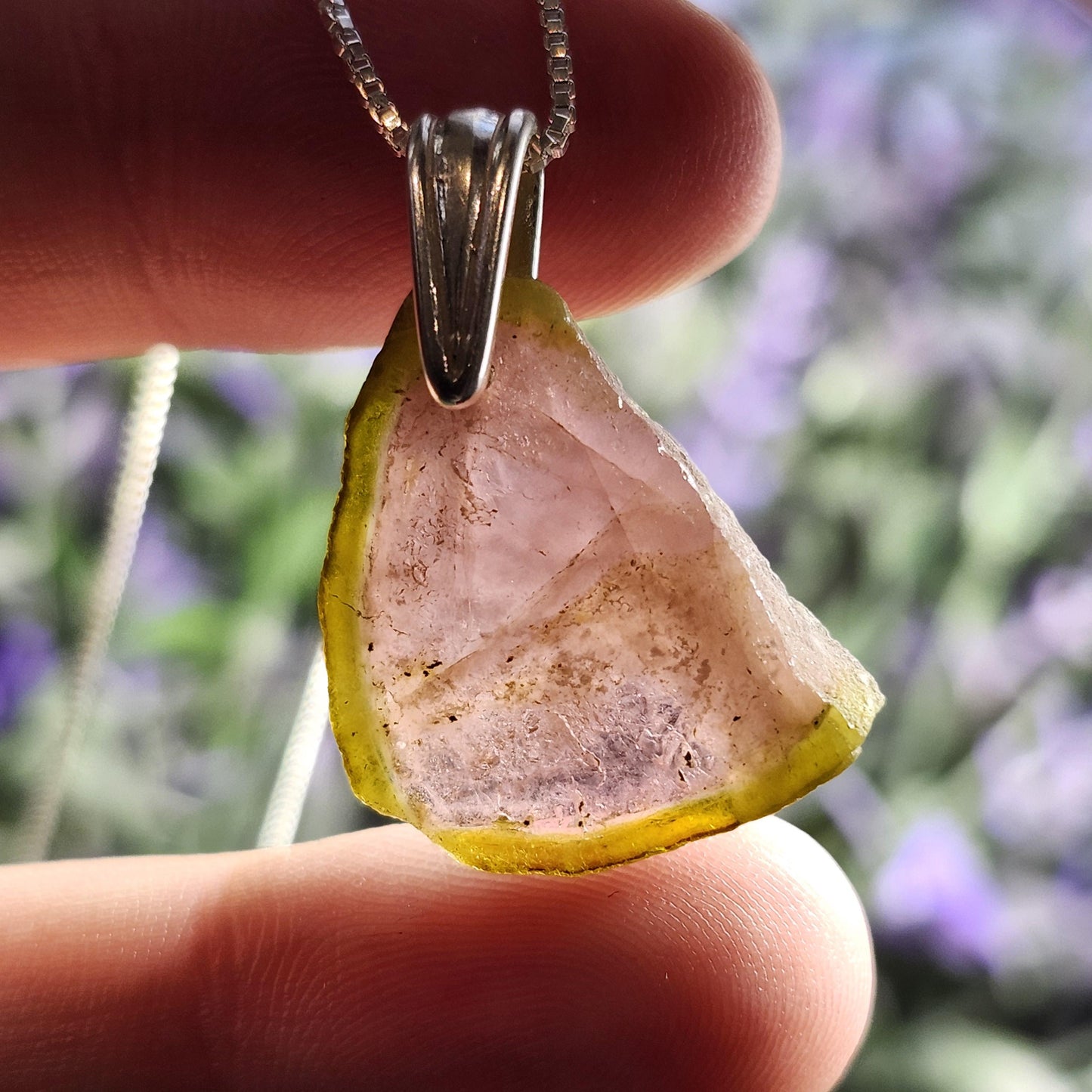 Watermelon Tourmaline Pendant