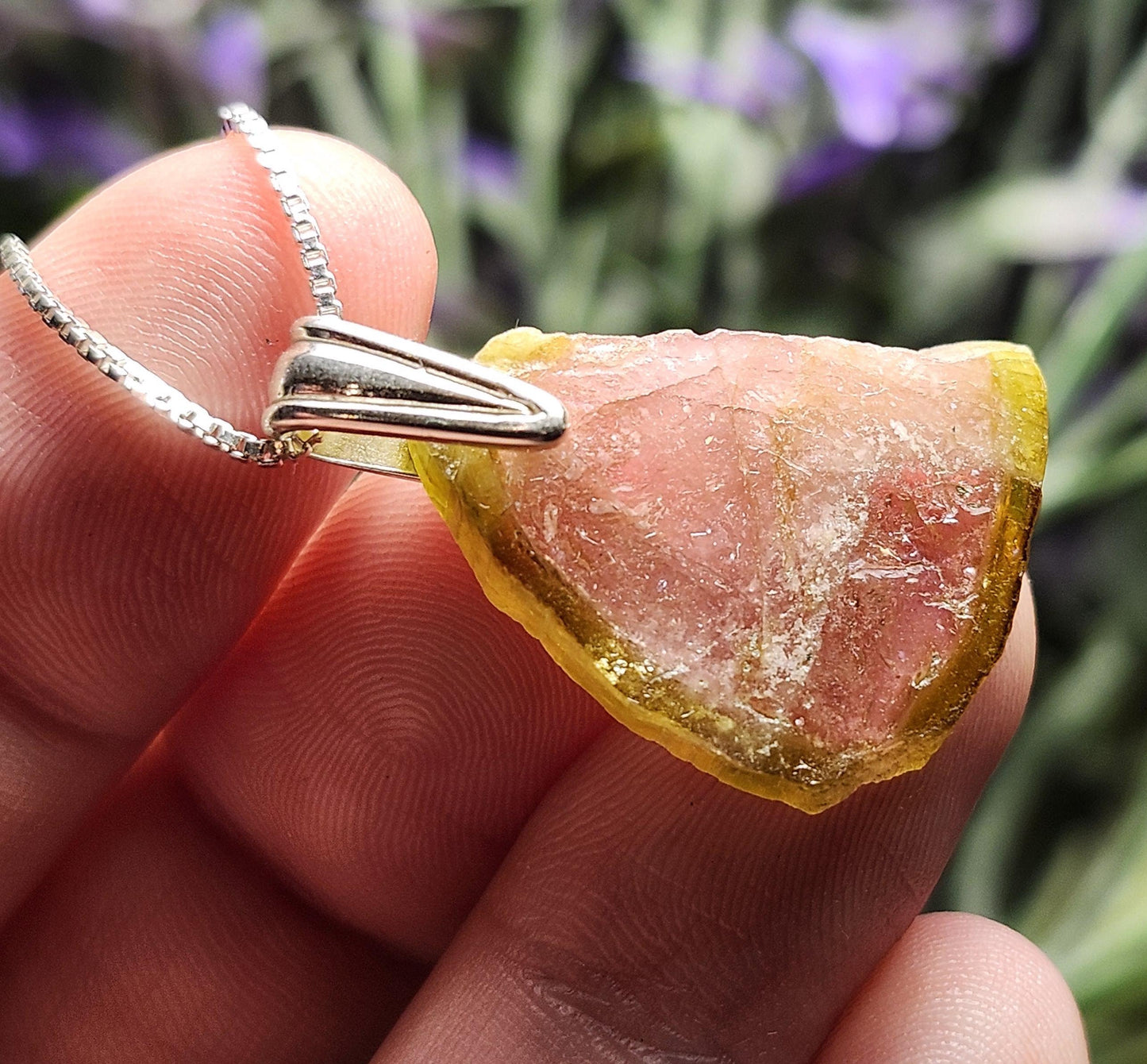 Watermelon Tourmaline Pendant
